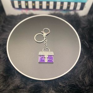 Designer inspired bag/key charm